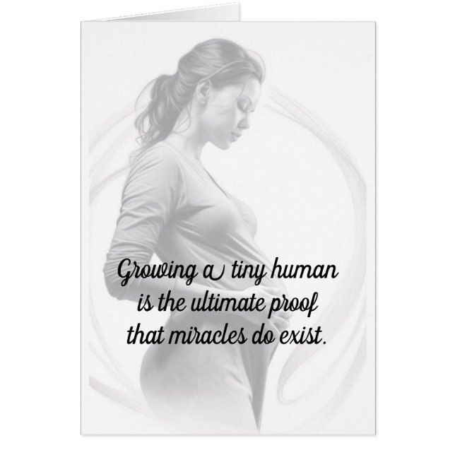 Expecting, Congratulations On Your Pregnancy Card (Front)