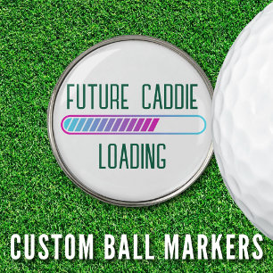 Expecting Dad Baby Shower Future Caddie Loading Golf Ball Marker