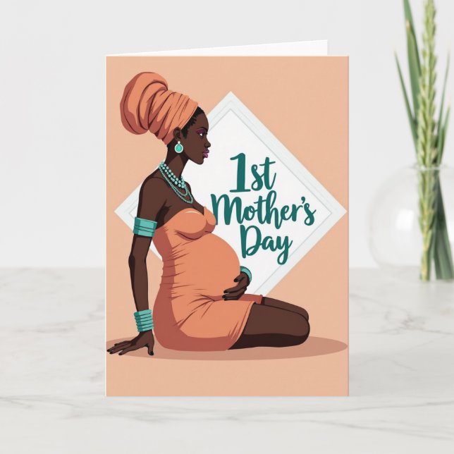 Expecting First Mothers Day Card (Front)