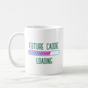 Expecting Golf Dad Reveal Future Caddie Loading Coffee Mug