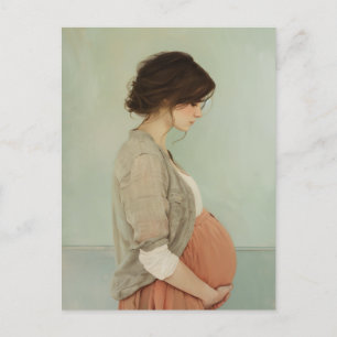 Expecting Mom Postcard