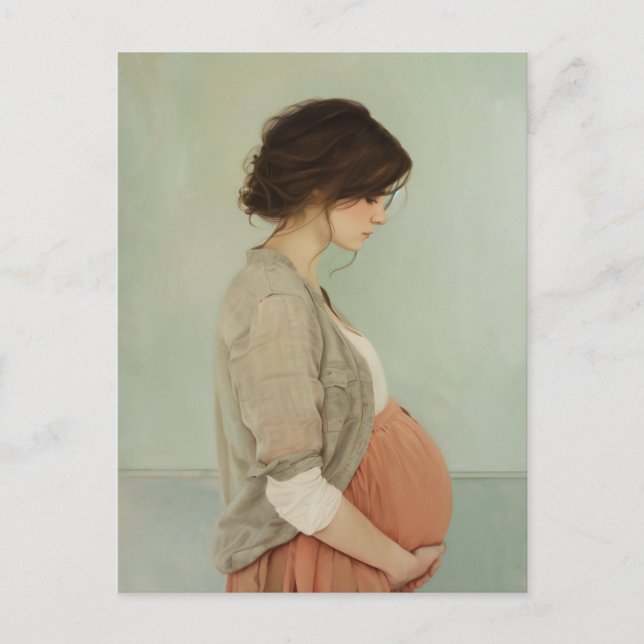 Expecting Mom Postcard (Front)