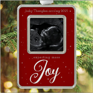 Expecting More JOY ultrasound Christmas Ornament