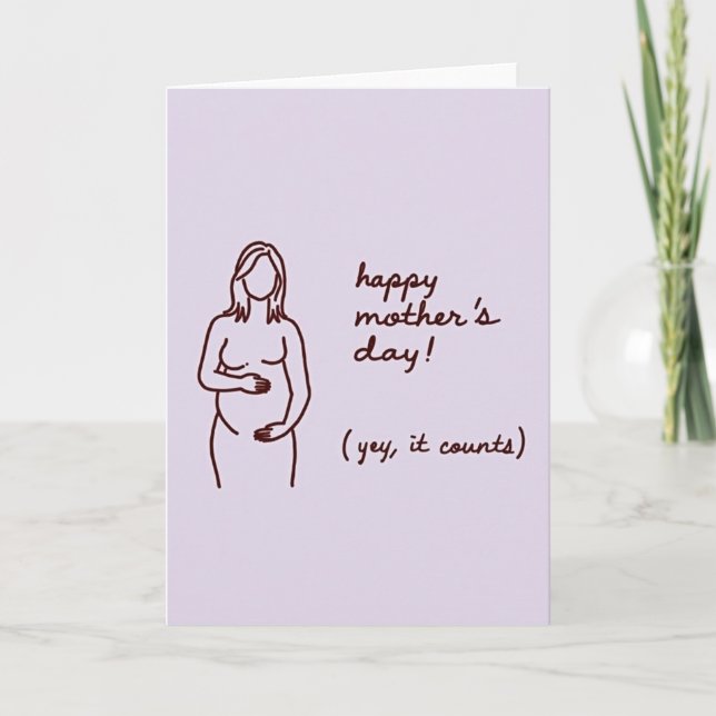Expecting Mother Love Card (Front)