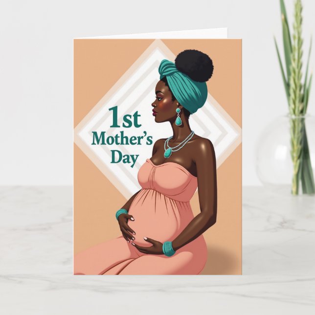 Expecting Mothers Day Art Card (Front)