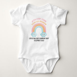 Expecting Our Rainbow Baby Baby Bodysuit