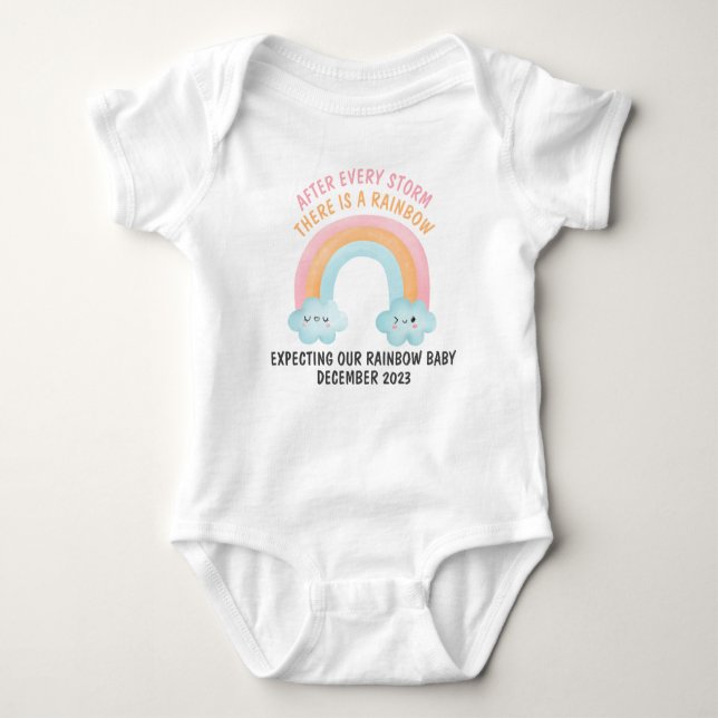 Expecting Our Rainbow Baby Bodysuit (Front)
