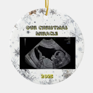 Expecting Parents Christmas Ornament Ultrasound