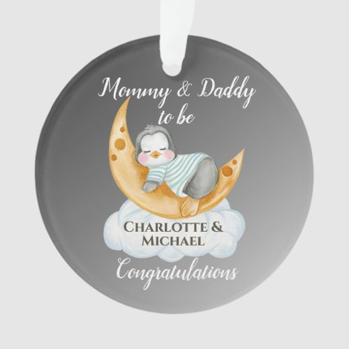 Expecting Parents Mommy  Daddy to be Ornament
