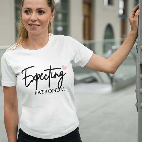 Expecting Patronum Mom Gift And Women Pregnancy T_Shirt