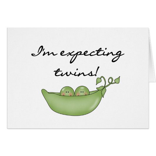 Expecting Twins - Peas in a Pod (Front Horizontal)