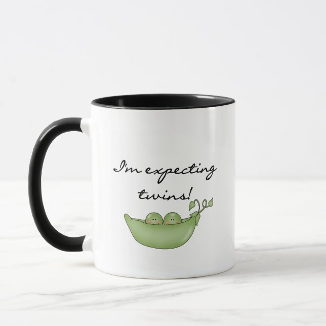 Expecting Twins - Peas in a Pod Mug (Left)