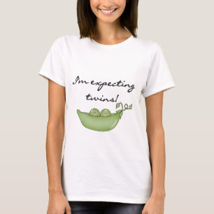 Expecting Twins - Peas in a Pod T-Shirt