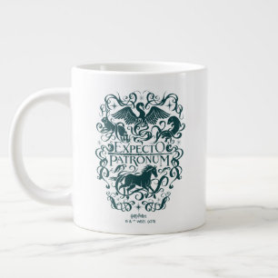 Expecto Patronum Filigree Graphic Giant Coffee Mug