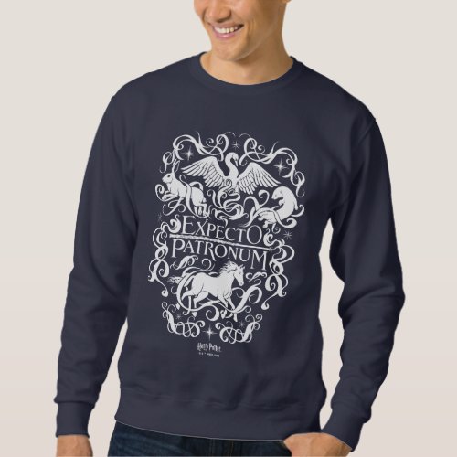 Expecto Patronum Filigree Graphic Sweatshirt