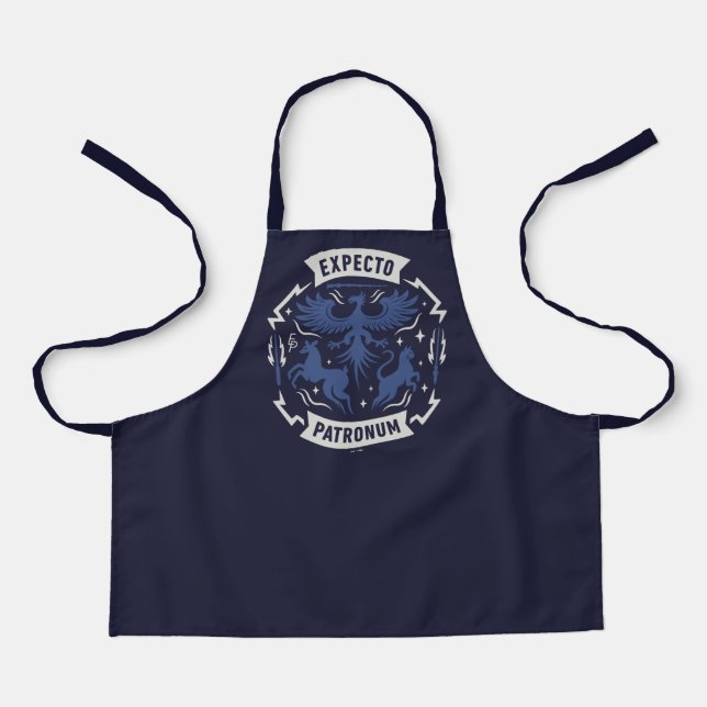 Expecto Patronum Vintage Silhouette Graphic Apron (Front)
