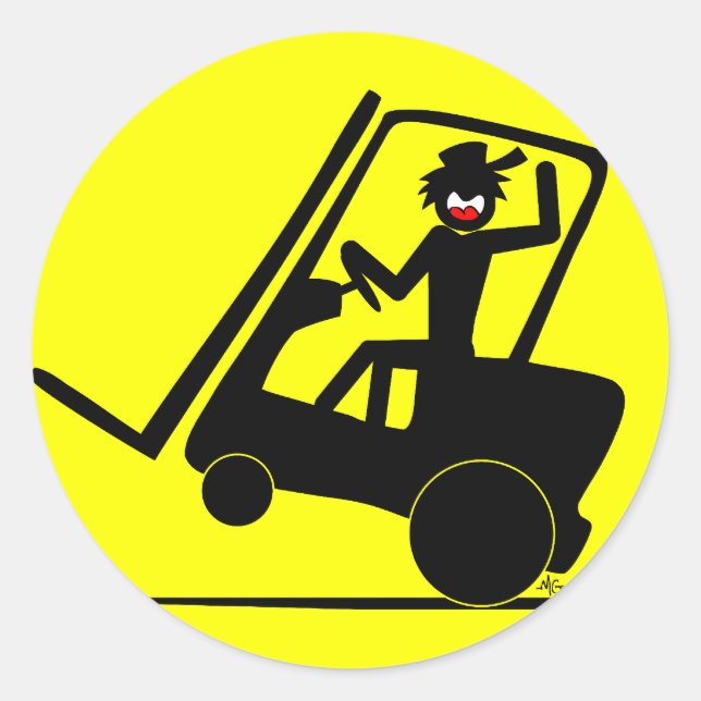 EXPEDITER DUDE 38 CLASSIC ROUND STICKER (Front)