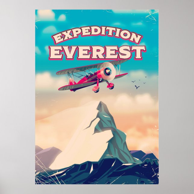 Expedition Everest Travel poster (Front)