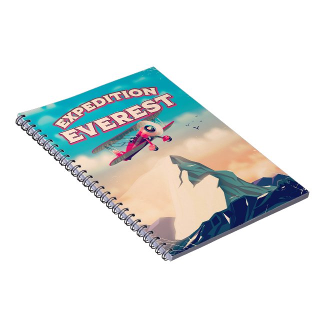 Expedition Everest Travel poster Notebook (Right Side)
