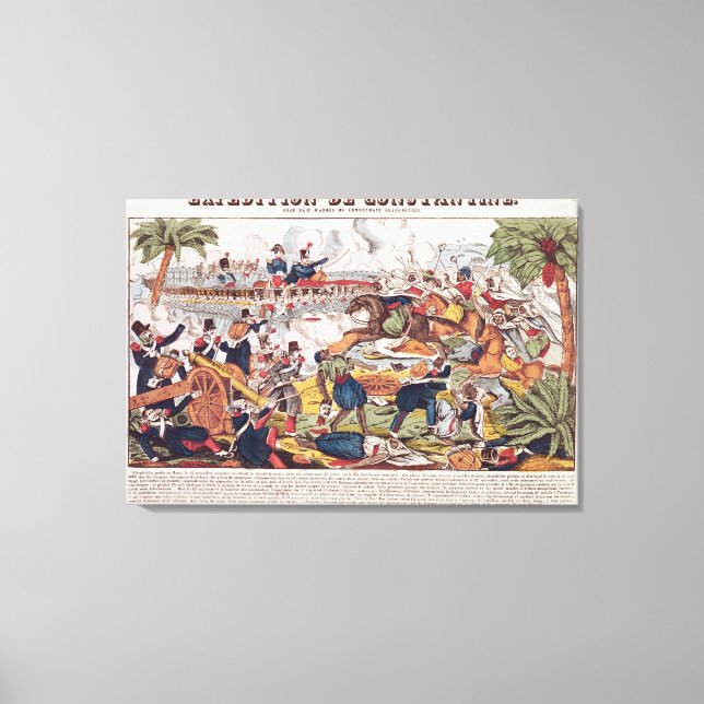 Expedition in Constantine Canvas Print (Front)
