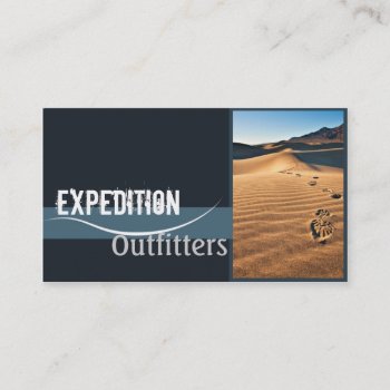 Expedition Outfitters Business Card by Simply_Paper at Zazzle