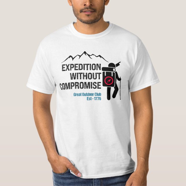 Expedition without Compromise.w T-Shirt (Front)