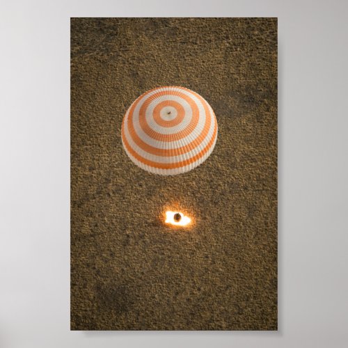 Expeditions 36 Soyuz Landing Poster