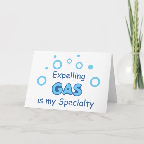 Expelling Gas Card