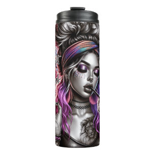 Expensive difficult and talks back sassy lady boss thermal tumbler