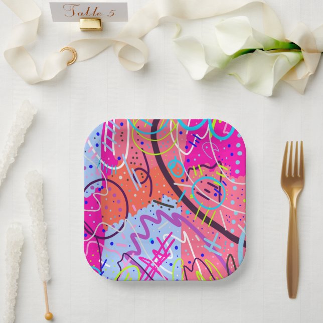 Experience Joy Paper Plates (Wedding)