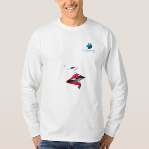 Experience Love Bluelander White Kiss Tee Order T_Shirt