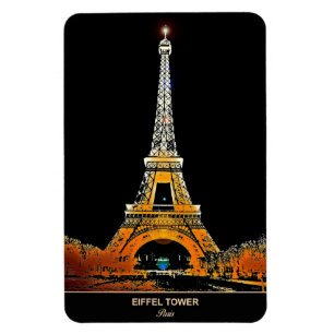 Experience Paris from Above: Eiffel Tower Flexible Magnet
