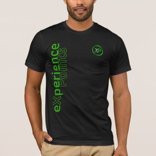 eXperience Points  XP Coin single sided design T_Shirt