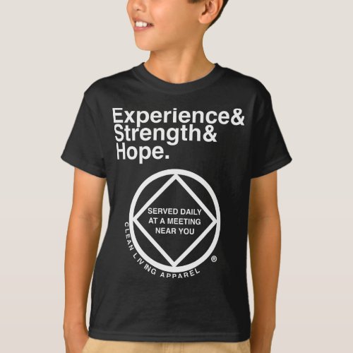 Experience Strength  Hope Narcotics Anonymous NA  T_Shirt