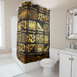 “Experience the Afro Nubian Lifestyle” Shower Curtain