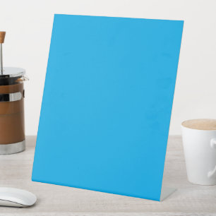 Experience the Beauty of a Blue Sky with a Plane Pedestal Sign