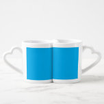 Experience the Beauty of a Clear Blue Sky  Coffee Mug Set<br><div class="desc">Embrace the breathtaking view of a clear blue sky as a plane soars through the vibrant atmosphere. Explore the wonders of aviation travel on a perfect day with fluffy clouds.</div>