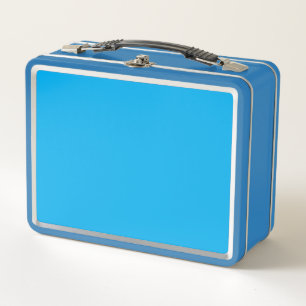Experience the Beauty of a Clear Blue Sky Metal Lunch Box