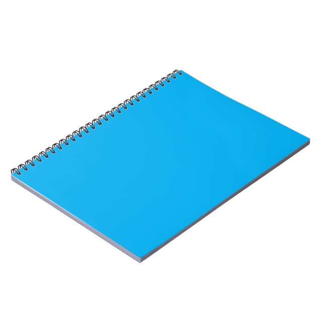 Experience the Beauty of a Clear Blue Sky  Notebook (Left Side)