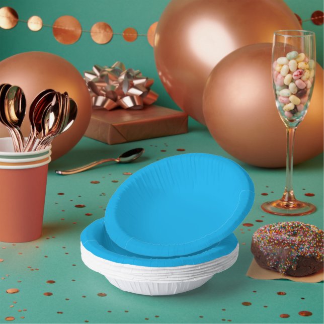 Experience the Beauty of a Clear Blue Sky  Paper Bowls (Multi)