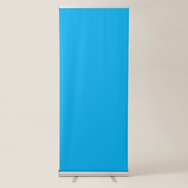 Experience the Beauty of a Clear Blue Sky  Retractable Banner (Front)