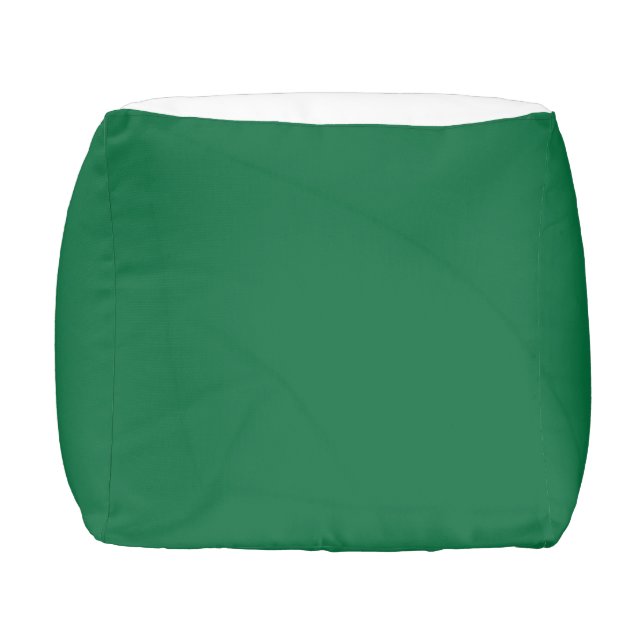 Experience the Beauty of a Vibrant Blue Sky Image Pouf (Left)