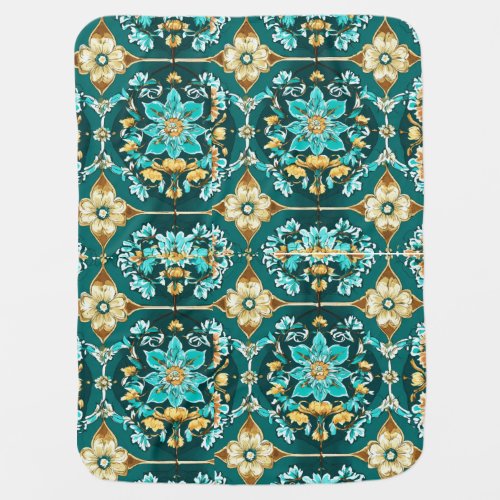 Experience Tranquility with Green Bliss Blanke Baby Blanket