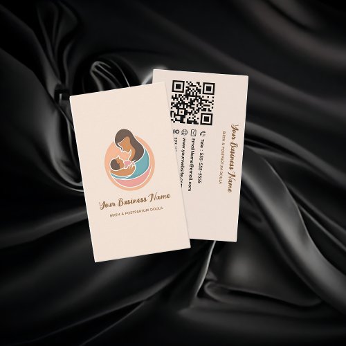 Experienced Birth  Postpartum Doula Services  Business Card