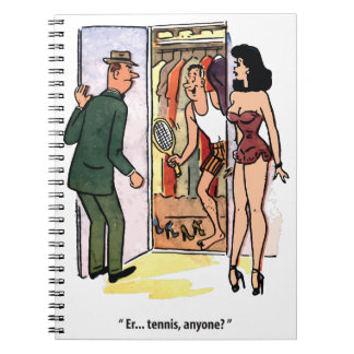 Experienced Tennis Player, Funny Notebook