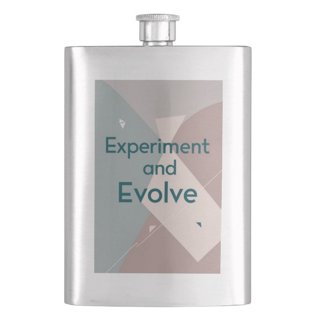 Experiment And Evolve Flask (Front)