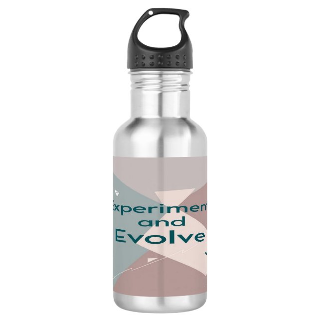 Experiment And Evolve Stainless Steel Water Bottle (Front)