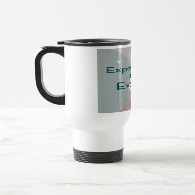 Experiment And Evolve Travel Mug (Left)