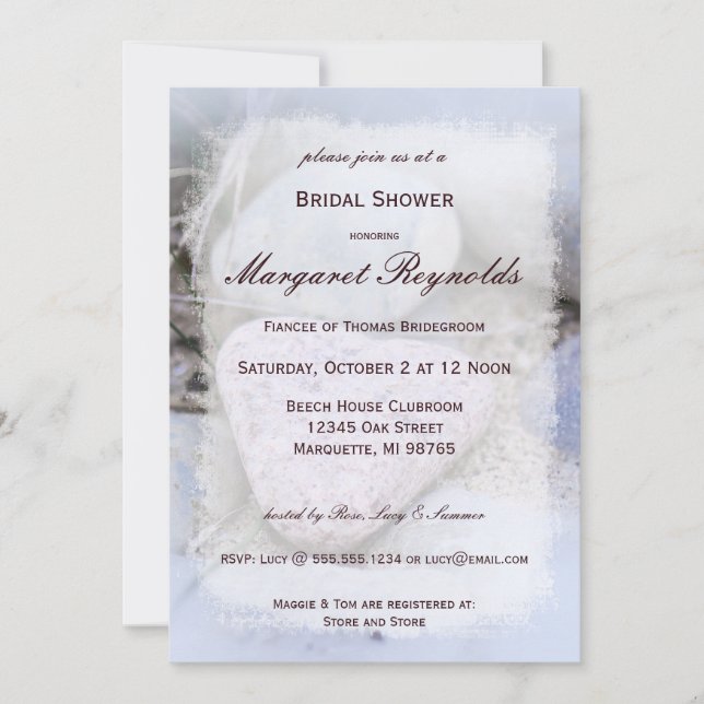 experiment Bridal Shower Invitations (Front)