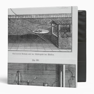 Experiment on frogs by Louis Galvani Binder